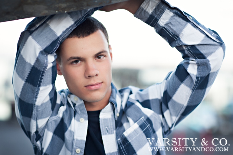 Guys senior picture in Portland Maine