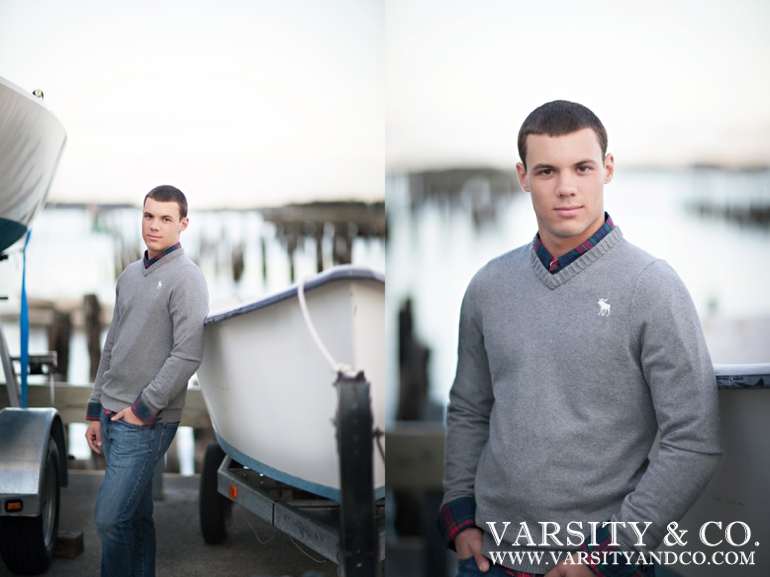 Guys senior pictures boat dock