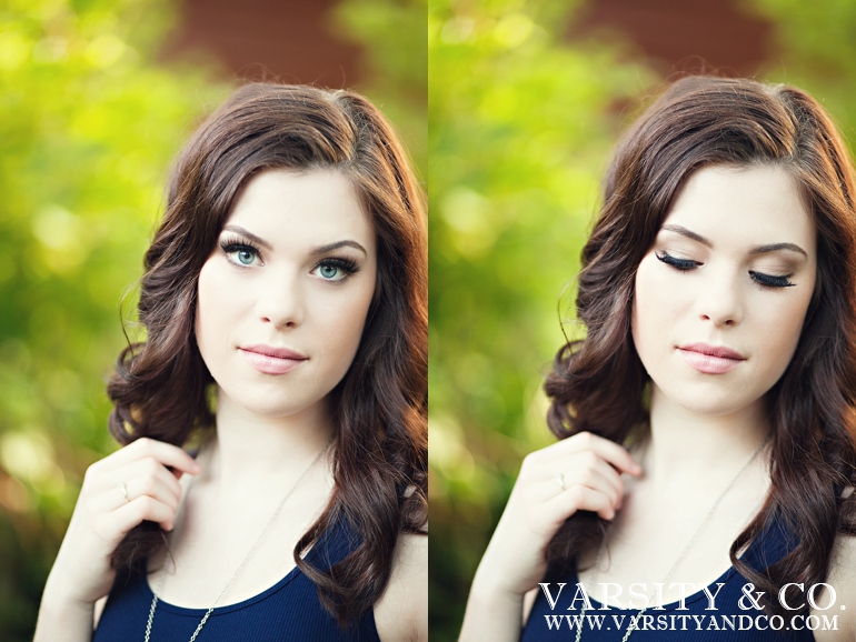 girl in the woods maine senior photography