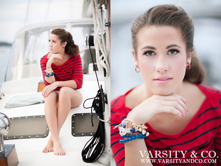 Nautical Boat Senior Picture